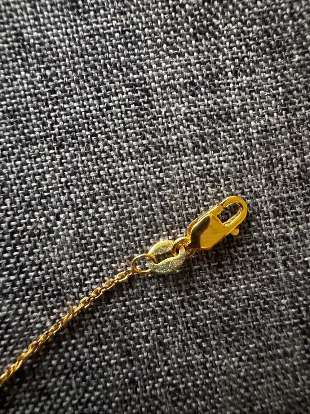 10k Yellow Gold Cable Chain Necklace  with lobster clasp 16" - Gold 10k - Picture 7 of 11